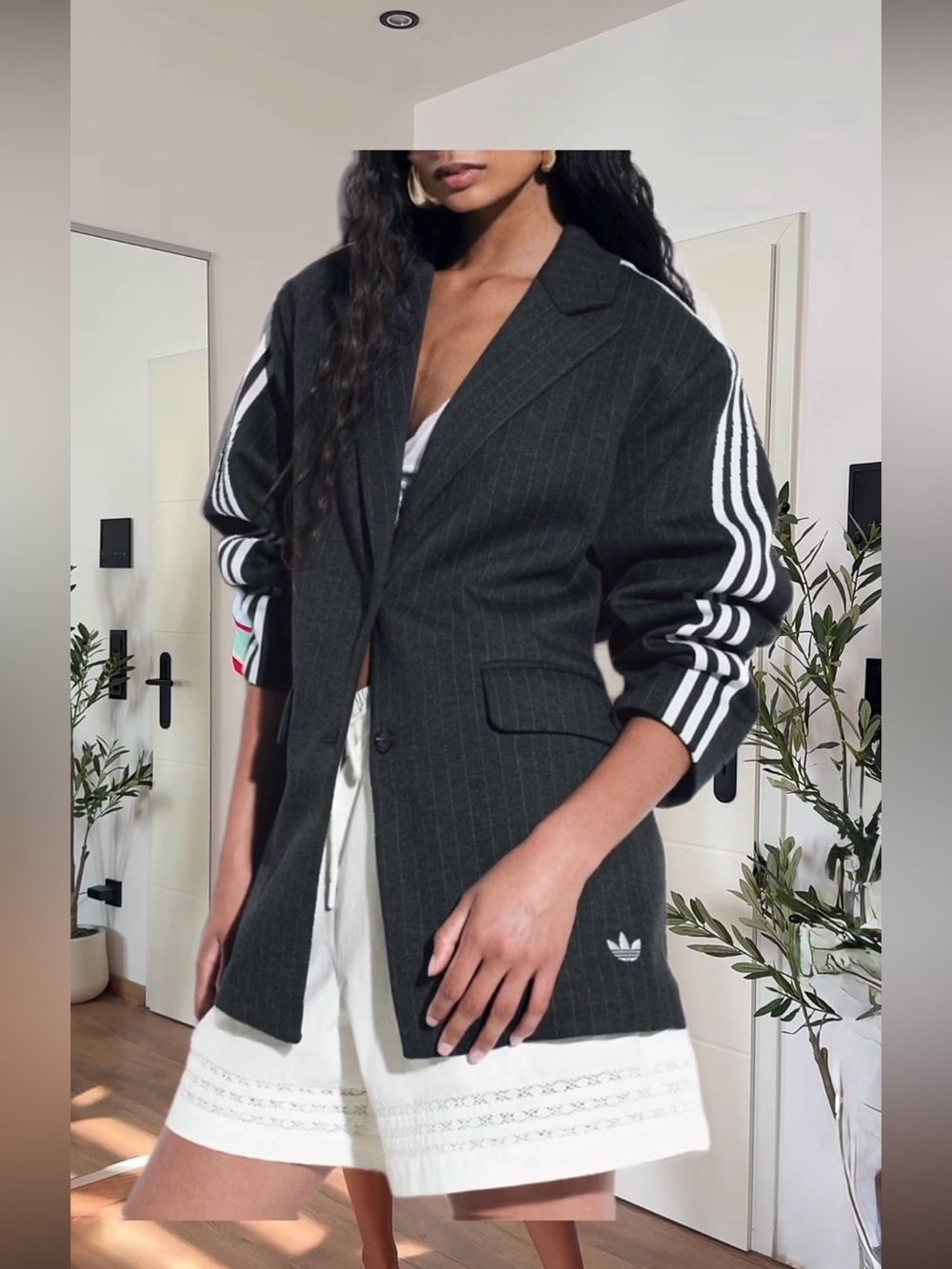 NWT adidas Originals × ASOS jersey blazer with cinched waist, Collection 04